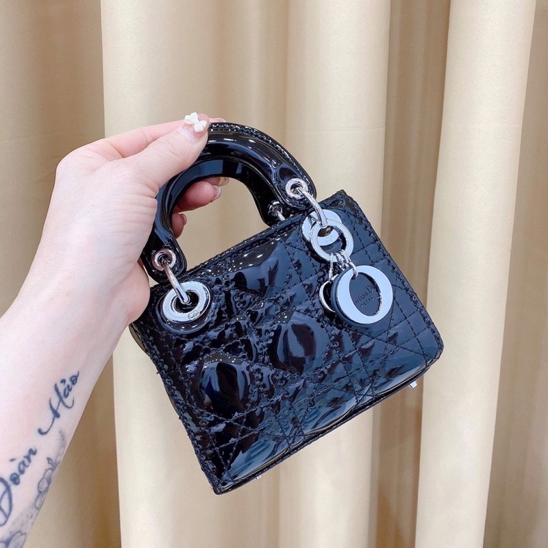 Túi mini đi ò da bóng