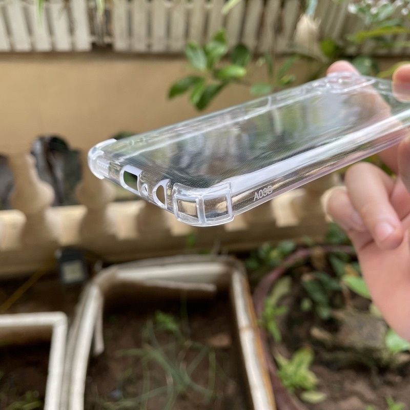 Samsung A03S_Ốp Lưng dẻo TPU chống sốc trong suốt cao cấp gờ 4 góc
