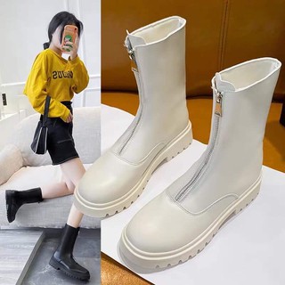 Boot cổ cao phối khoá