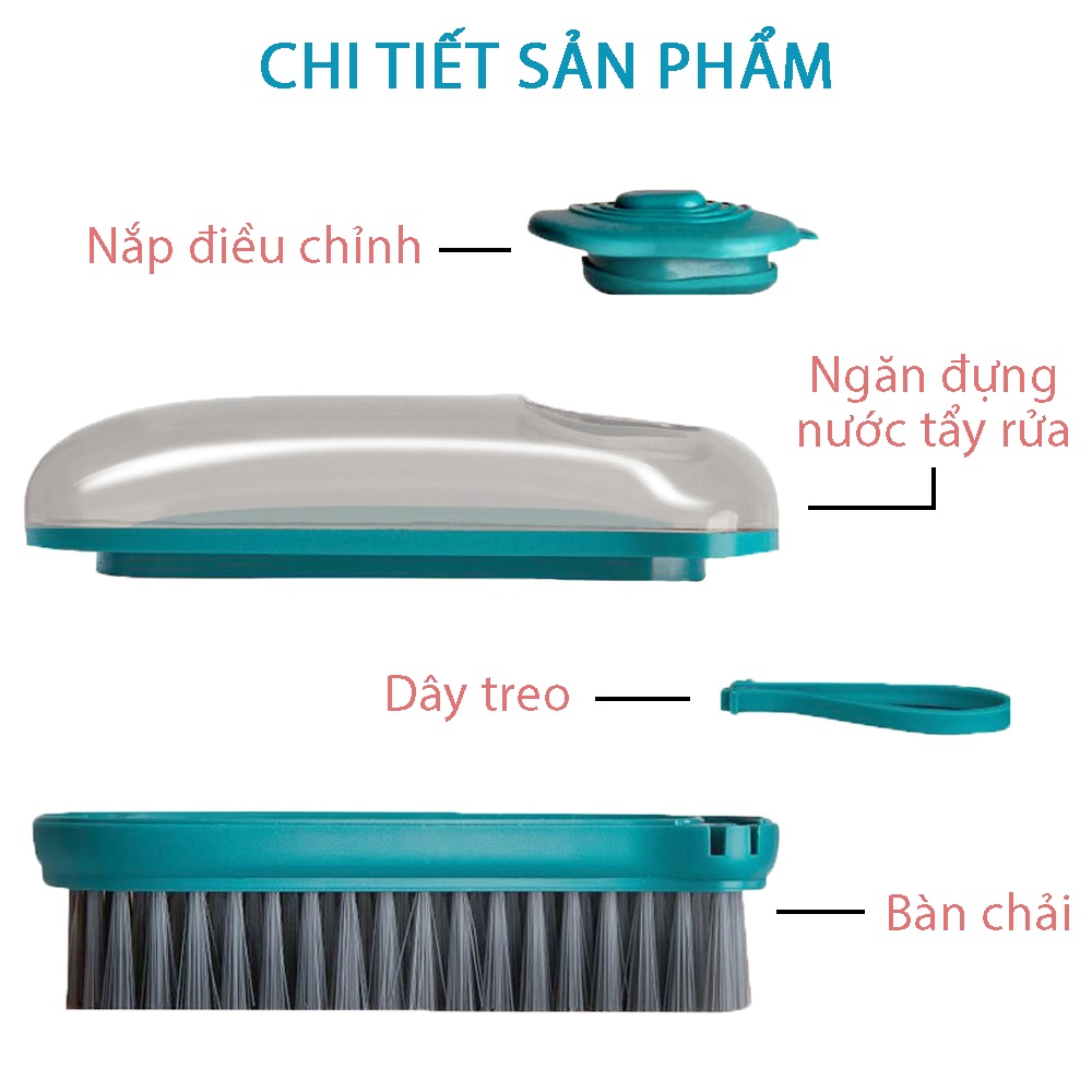 Bàn chải thông minh có ngăn đựng xà phòng