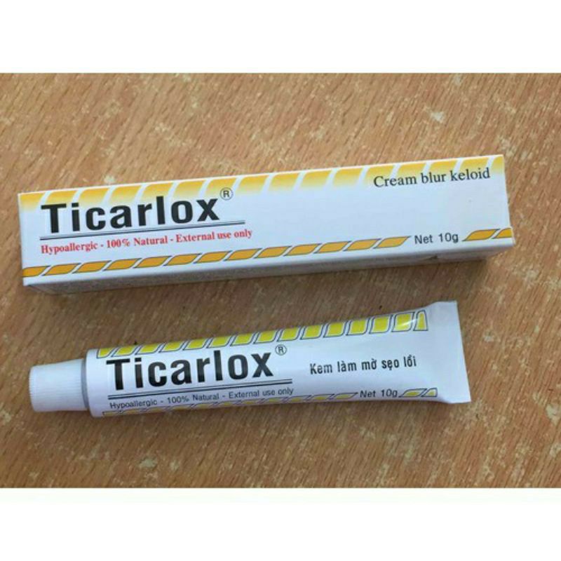 ✅ ( Chính Hãng ) Ticarlox Kem Bôi Liền Sẹo (10g)
