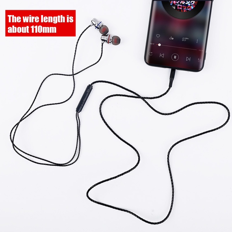 Tai Nghe Nhét Tai Jack 3.5mm Âm Thanh Siêu Trầm Có Micro Cho Điện Thoại Android Máy Tính