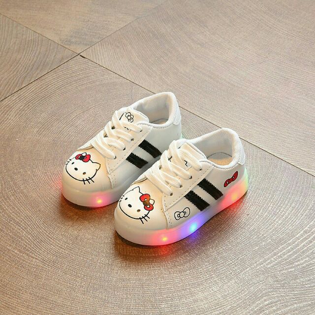 Giày Hello kitty đèn Led cho bé gái