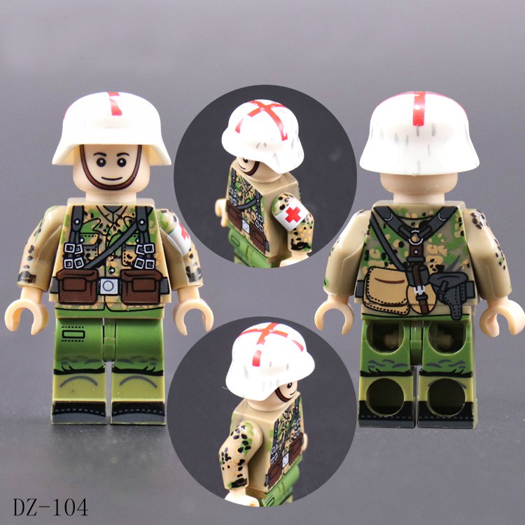 Minifigures Các Mẫu Nhân Vật Lính Đức Và Quân Y Mẫu Mới Ra Siêu Đẹp - Đồ Chơi Lắp Ráp