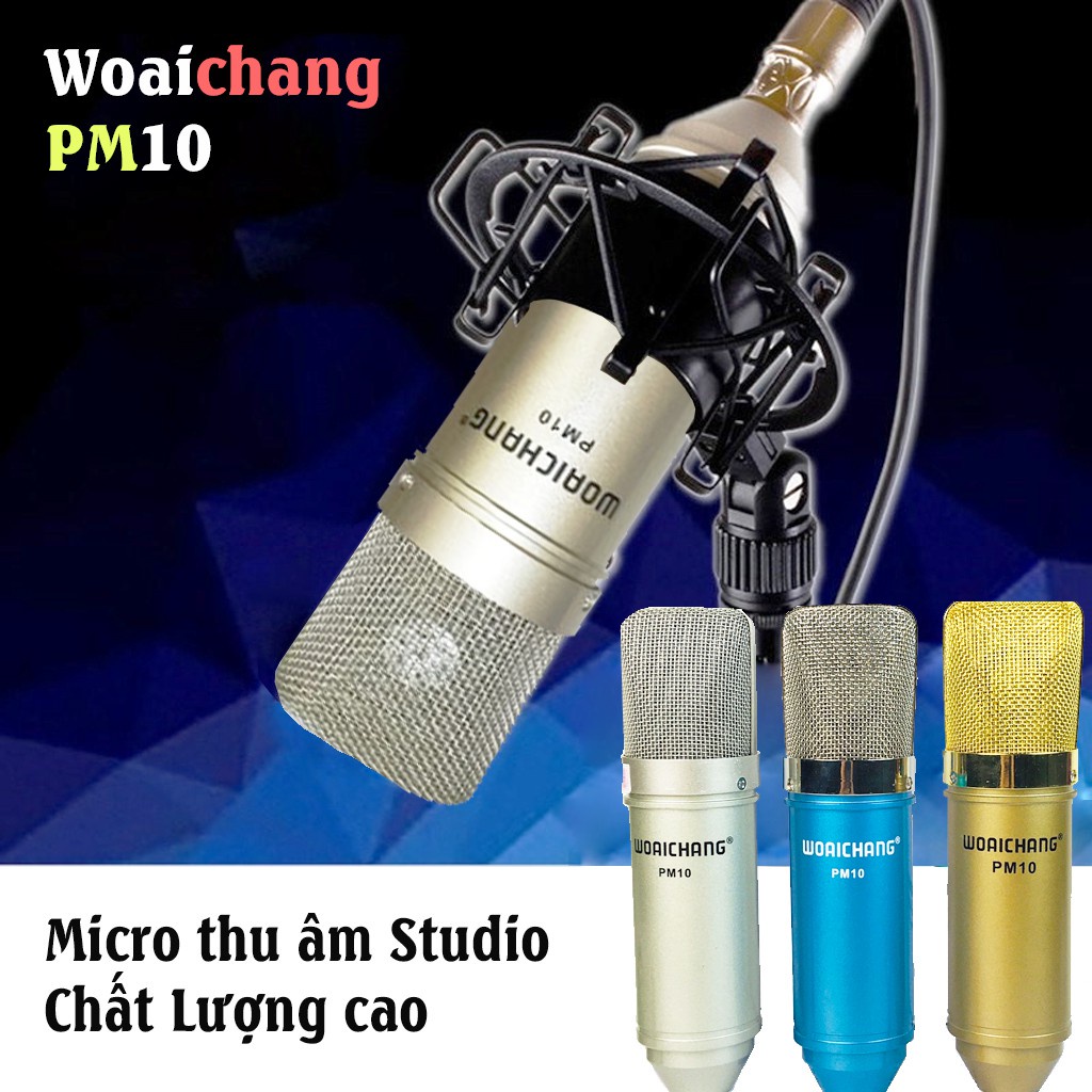 Micro Thu Âm Hat Karaoke Woaichang PM10 dc3392