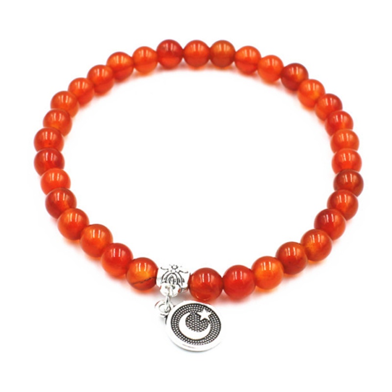 Vòng Tay Chuỗi Hạt 33 Hạt 6mm Phong Cách Hồi Giáo Cho Nam Và Nữ