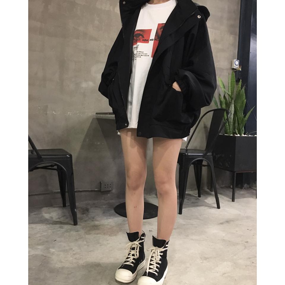 ÁO KHOÁC KAKI HỘP ĐEN - BOX JACKET UNISEX