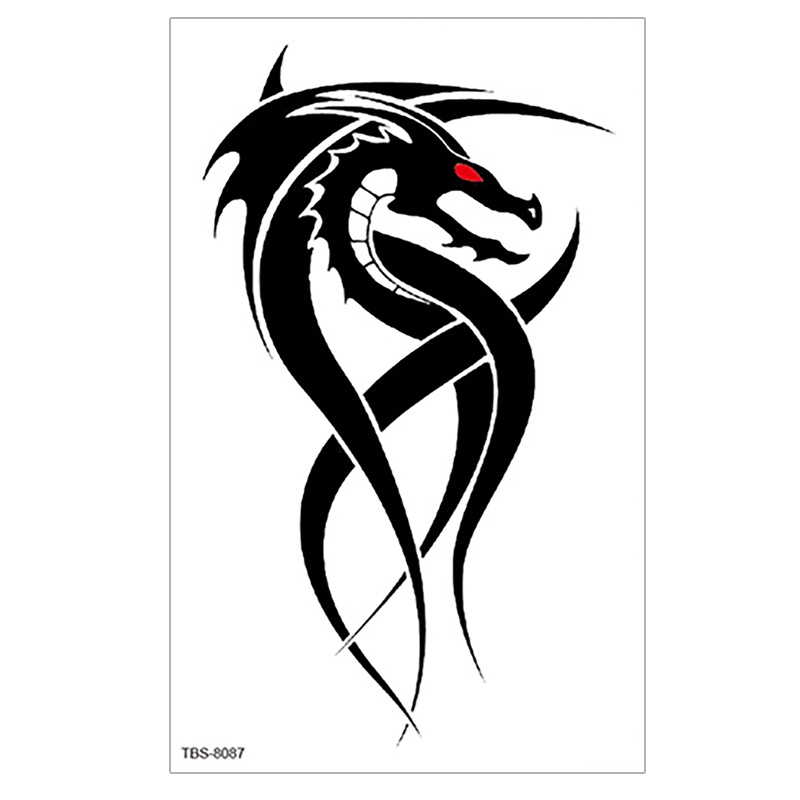 Hình xăm dán tạm thời phong cách hổ rồng nghệ thuật cơ thể cho nam chống thấm nước kéo dài 7-15 ngày