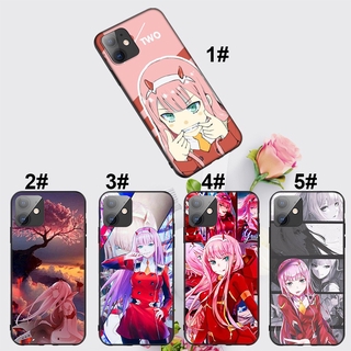 Ốp điện thoại mềm in hoạt hình Zero Two dễ thương cho iPhone XR X Xs Max 7 8 6s 6 Plus 7+ 8+ 5 5s SE 2020
