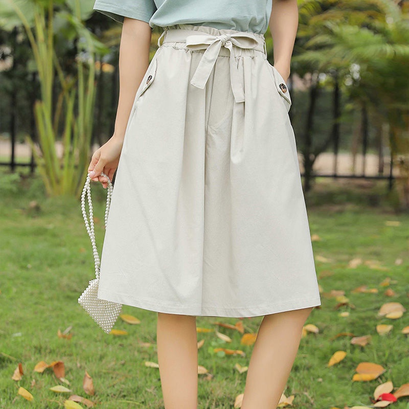 Quần Lửng Dáng Rộng Phong Cách Hàn Quốc 2022 Amoi Cho Nữ