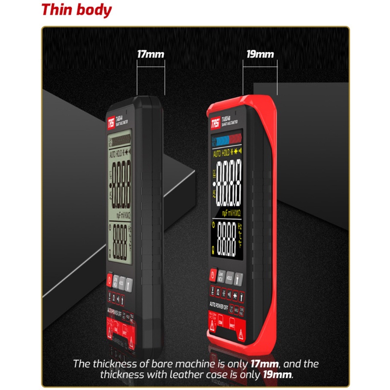 Máy Kiểm Tra Điện Áp TA804A 6000 Hiển Thị Màn Hình LCD Nhiều Màu Sắc