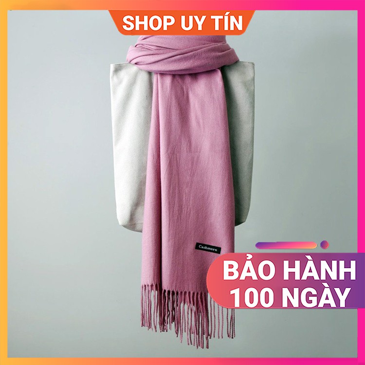 [NowShip - Giao Ngay] Khăn Quàng Cổ Len Cashmere Nữ - Khăn Choàng Giữ Ấm, Đi Biển Đẹp