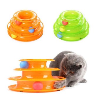 Tháp bóng 3 tầng cho mèo