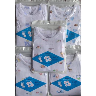 [ GIÁ TỐT+ ẢNH THẬT] Bộ đồ cộc tay chất thun lạnh màu trắng size 4-13kg cho bé trai, bé gái.