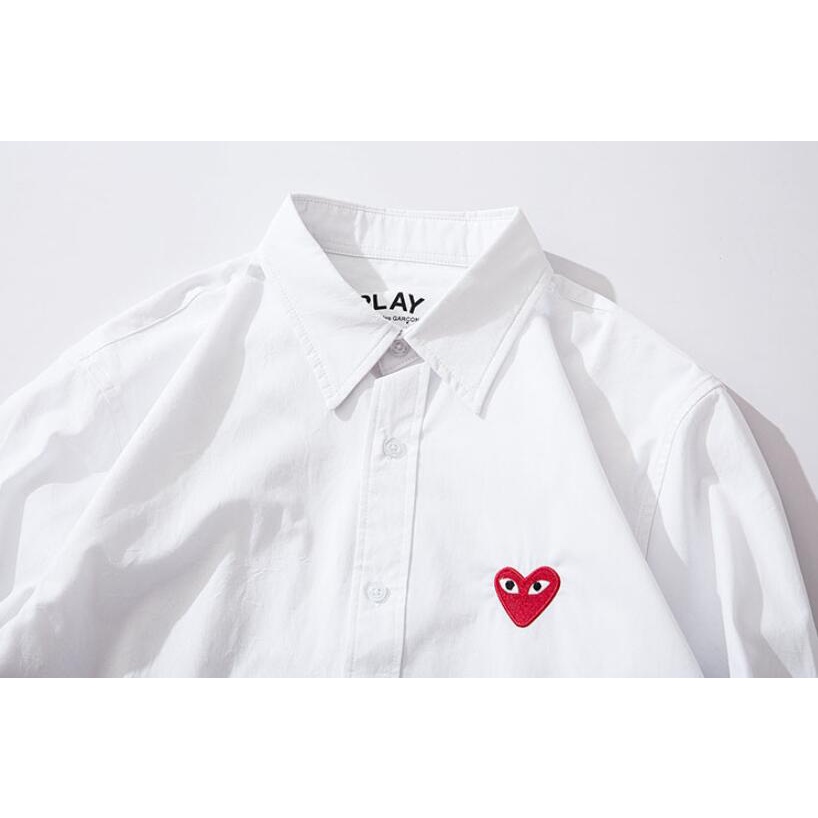 Áo Sơ Mi Cotton Tay Dài Thêu Họa Tiết Thời Trang Cho Nam Nữ