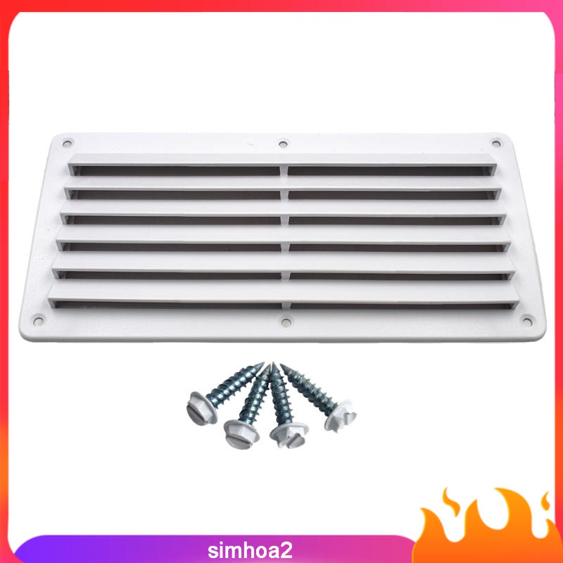 Ống thông hơi hình chữ nhật bằng nhựa ABS cho tàu thuyền RV Marine - 260mm x 125mm | BigBuy360 - bigbuy360.vn