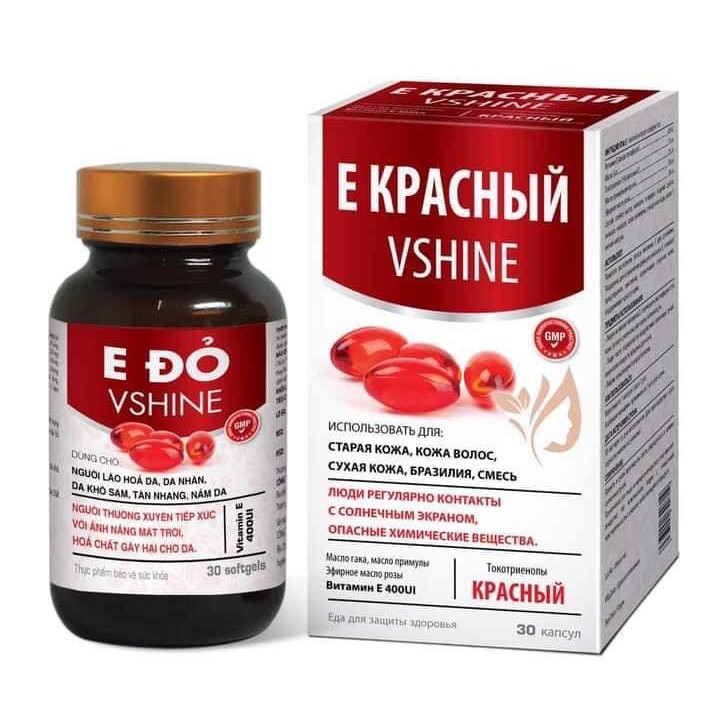 Viên uống Vitamin E đỏ vshine