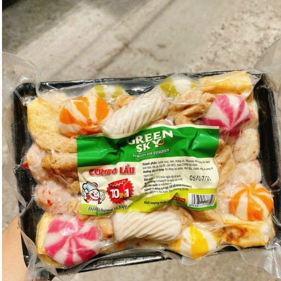 SET THẢ LẨU TOKBOKKI SKYGREEN 500G FULL VIÊN LẨU NGON BỔ RẺ khay 500g | BigBuy360 - bigbuy360.vn