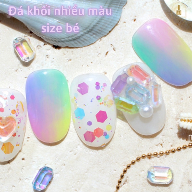 Very good nail & more - Đá khối nhiều màu cỡ nhỏ làm nail