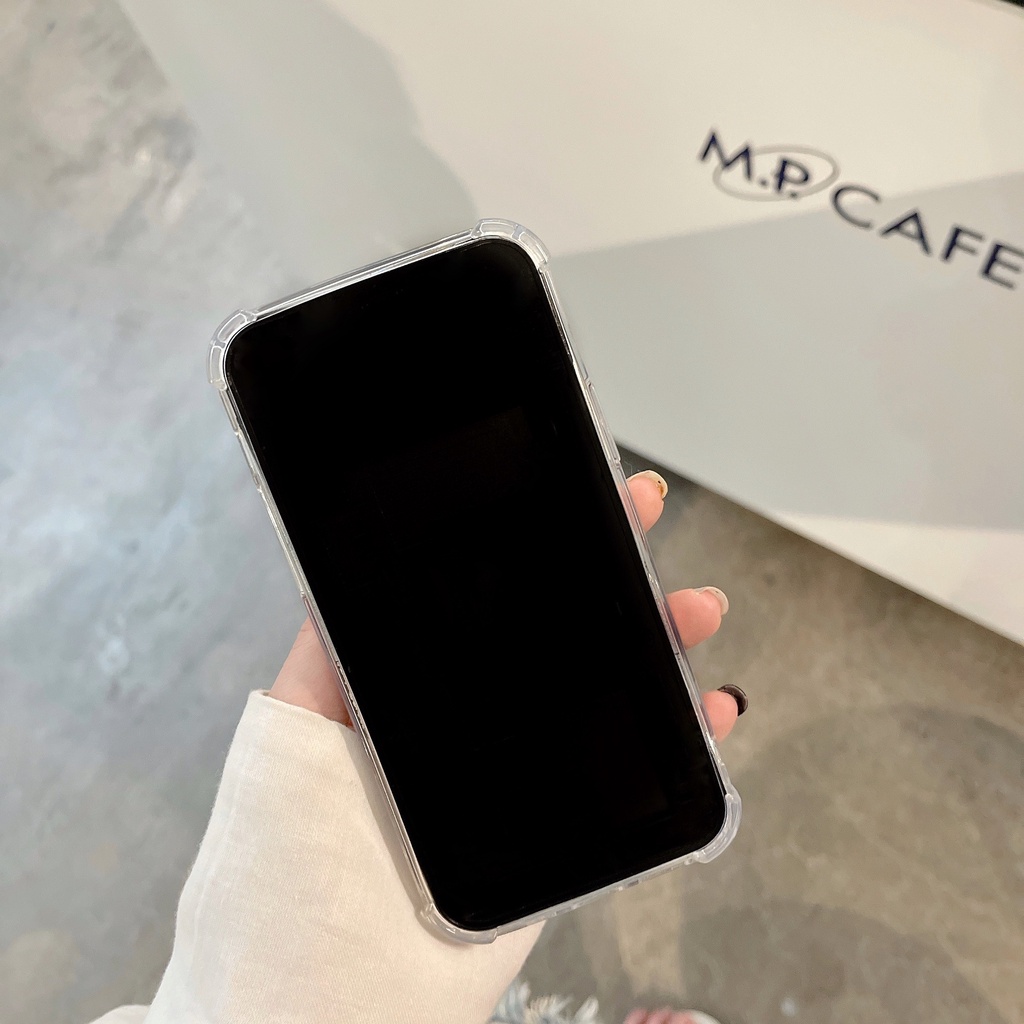 Ốp lưng iphone Ốp Điện Thoại Silicone tpu Có Gương Cho Iphone 11ProMax 12ProMax 14pro Plus Xr Xs Max 14pro 8 Plus Se 2020 13ProMax 13MINI 14 Dinuo case