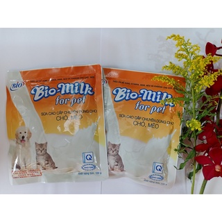 Sữa cho thú cưng chó mèo bio milk - gói 100g bổ sung chất dinh dưỡng