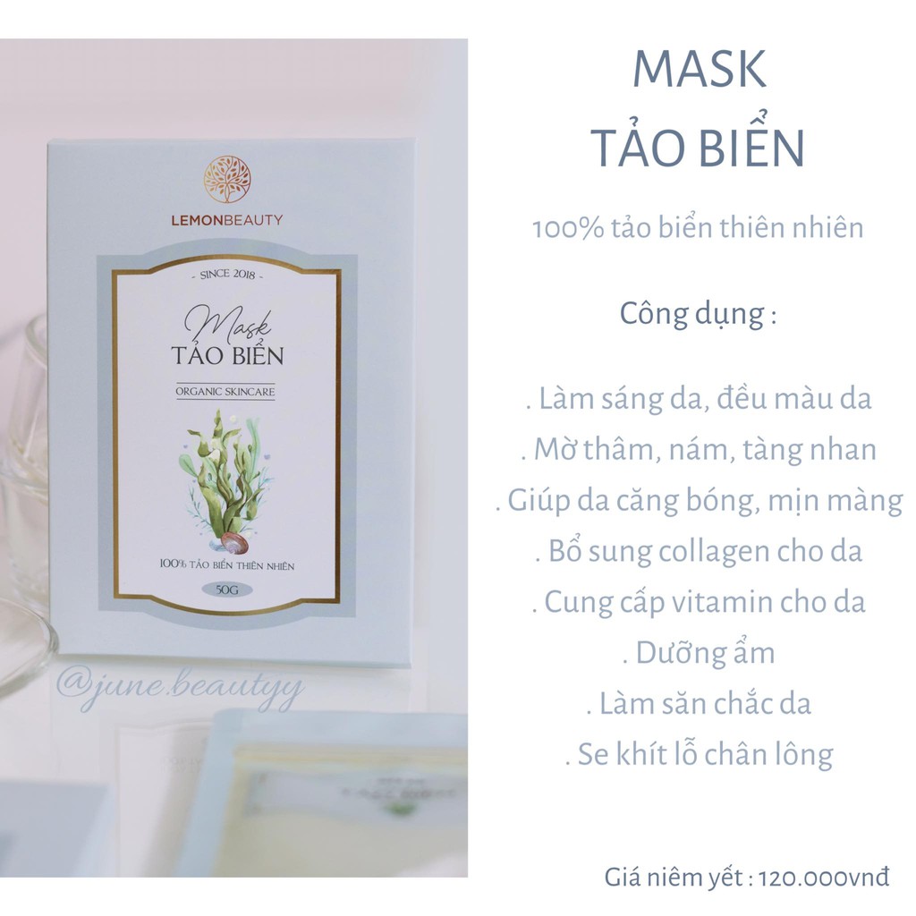 [ MUA 1 TẶNG 4] BỘT TẢO BIỂN HANDMADE