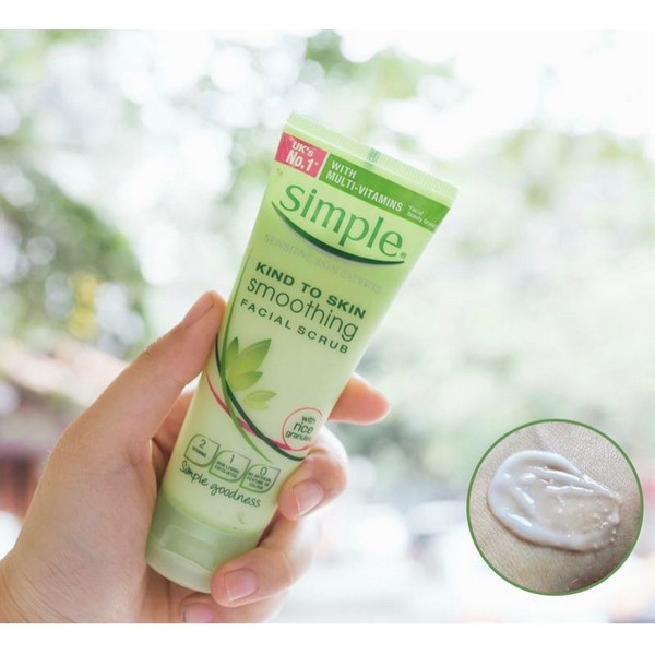 Tẩy Tế Bào Chết Simple cho da nhạy cảm - Simple Kind To Skin Soothing Facial Scrub 75ml | BigBuy360 - bigbuy360.vn
