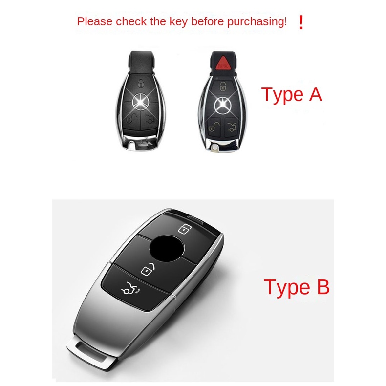 Vỏ Bảo Vệ Chìa Khóa Xe Hơi Mercedes-Benz E300L / C200 buckle C260L glc300 gla200 C / E / S grade E260L