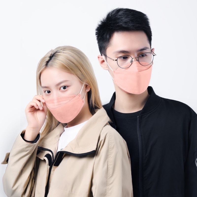 <Màu cam đất><Tái sử dụng>Khẩu trang oxit đồng dành cho người lớn KF94 chuẩn KN95 JSMT