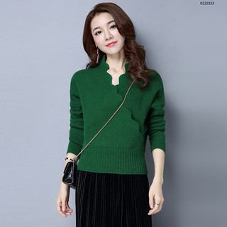[ HÀNG ORDER] ÁO LEN CỔ V CHÉO SANG CHẢNH