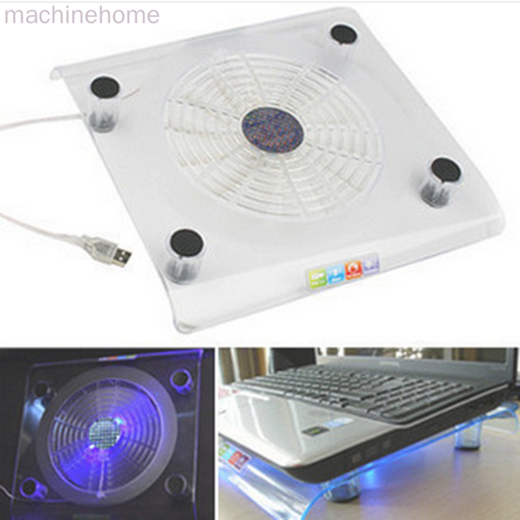 Đế tản nhiệt tích hợp đèn led cho máy tính xách tay tiện dụng