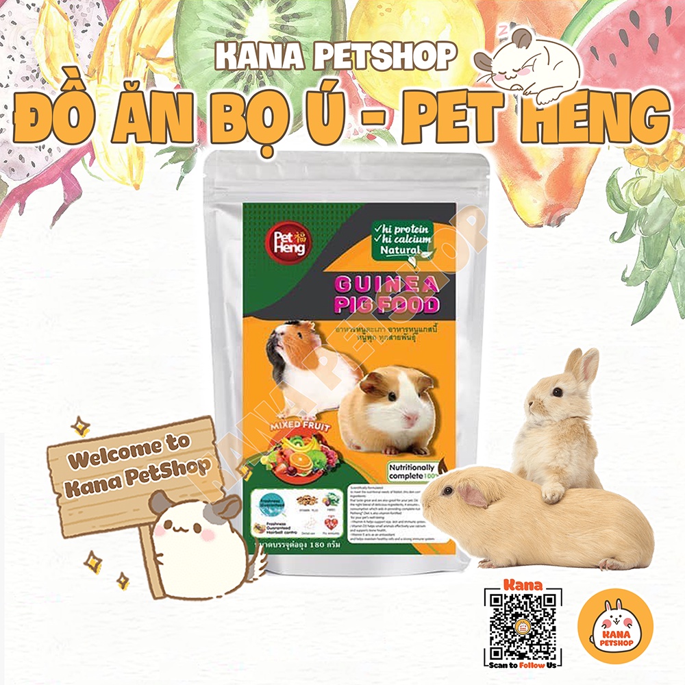 Thức Ăn Bọ Ú Các Loại Hạt FREESHIP Đồ Ăn Bọ Vị Trái Cây Pet Heng Thái Lan Guinea Pig Food Thỏ,Bọ Ú,Chinchilla...