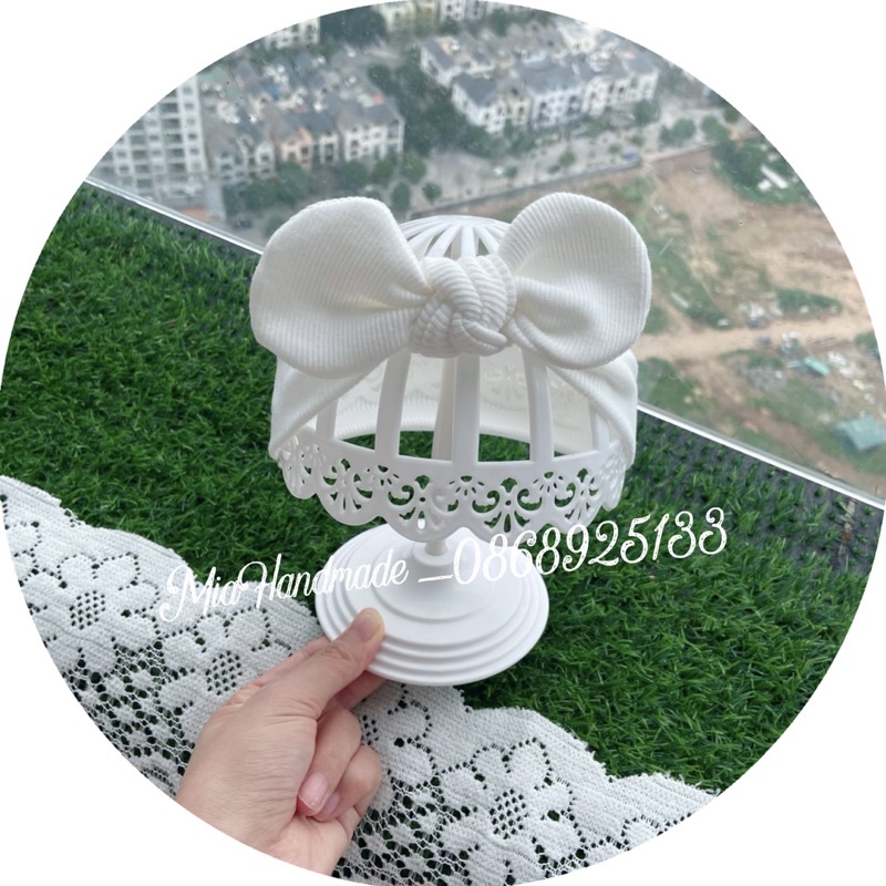 TURBAN CHO BÉ GÁI RẺ ĐẸP CHẤT COTTON CO GIÃN - MỀM MỊN