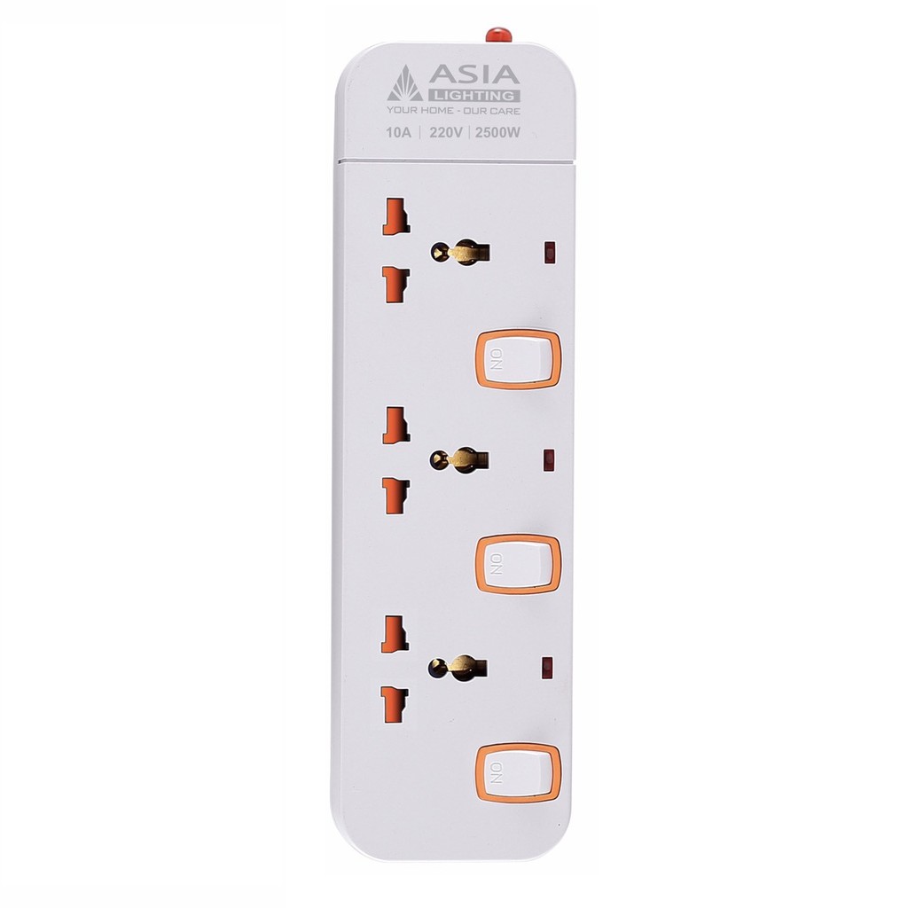 Ổ cắm đa năng 3 ổ/4 ổ liền dây 3m/5m - ASIA