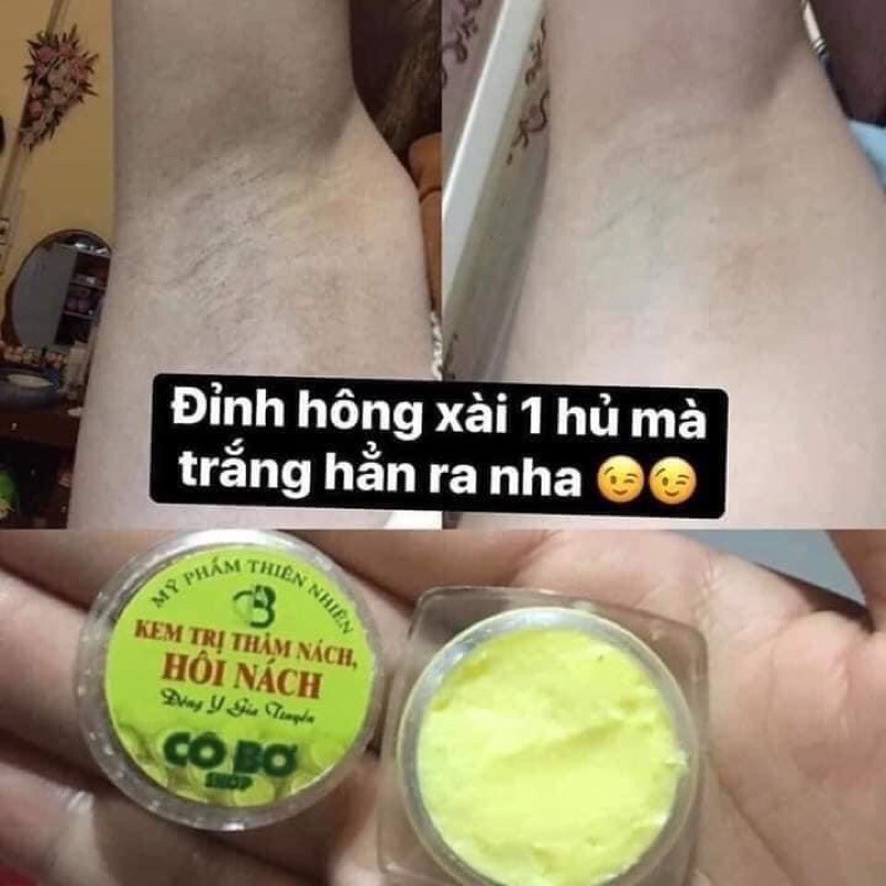 Combo 2 hộp kem khử thâm nách hôi nách Cô Bơ