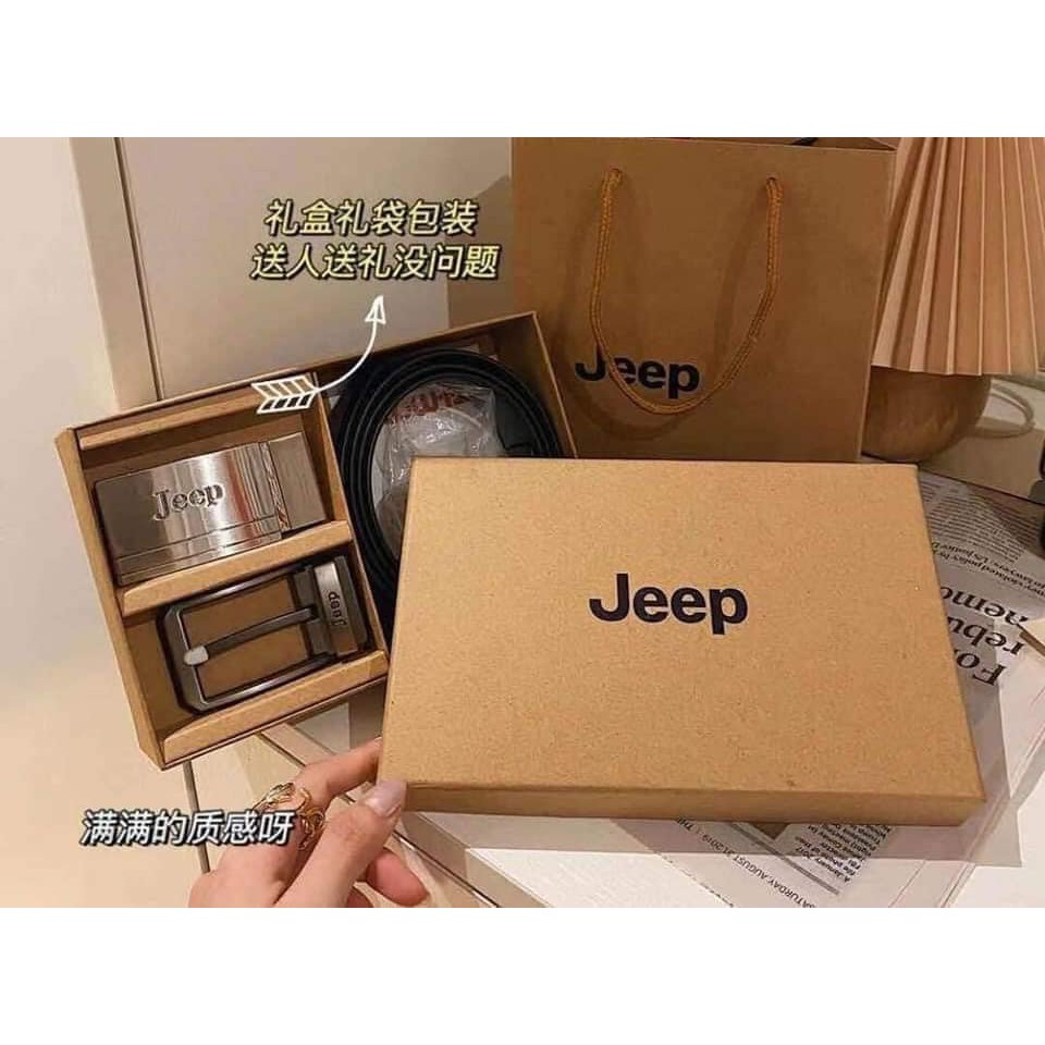 Bộ thắt lưng nam Jeep cao cấp