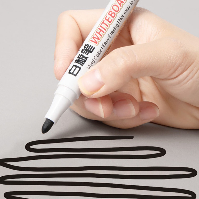 Set 5 Bút Lông Viết Bảng Màu Trắng / Đen / Đỏ