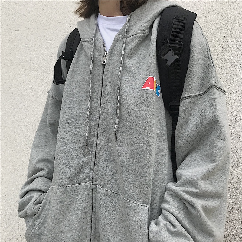 NRVP Áo Hoodie Tay Dài Dáng Rộng Phong Cách Hàn Quốc Mới Cho Nữ