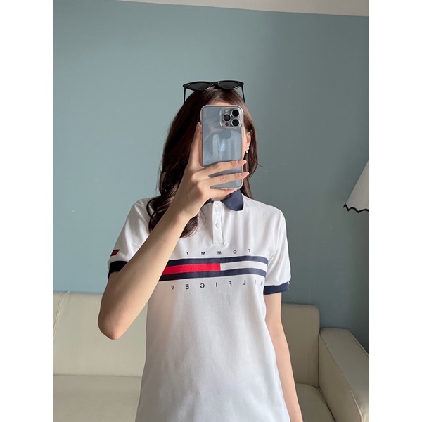 Áo polo phối cổ