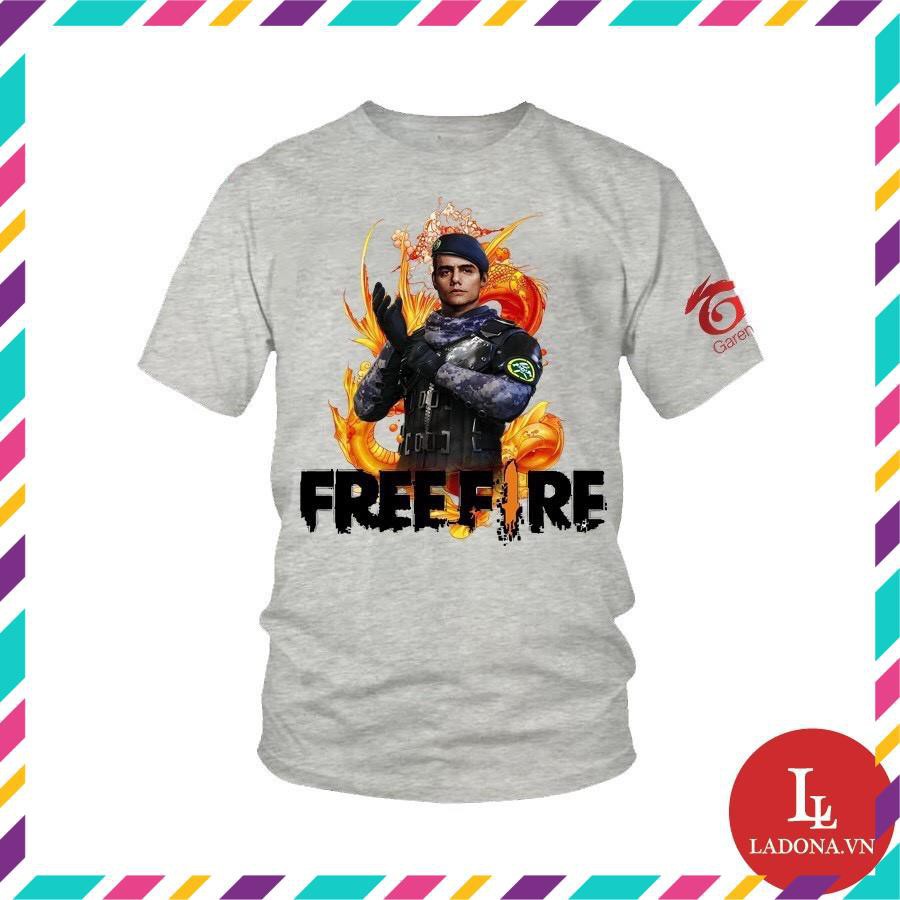 (XẢ KHO) Áo Game Nam Free Fire FF02