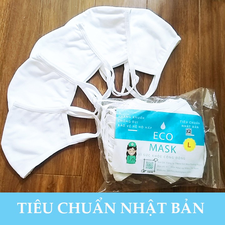 Khẩu trang Eco vải kháng khuẩn chống bụi mịn xử lý bằng công nghệ Nhật Bản bảo vệ đường hô hấp BBShine – M007