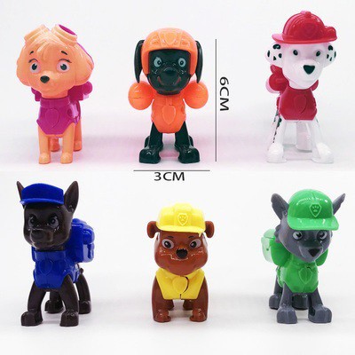 12pc Paw Patrol Cake Topper mini figures toy Doll play set cake decoration