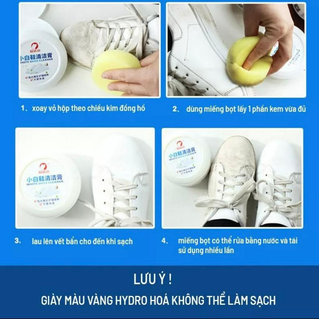 Kem Vệ Sinh Giày Đa Năng, Đánh Bóng Giày, Ba Lô, Túi Sách Không Cần Nước