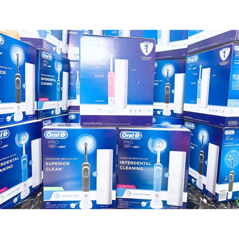 Bàn chải Điện Oral b Pro 100