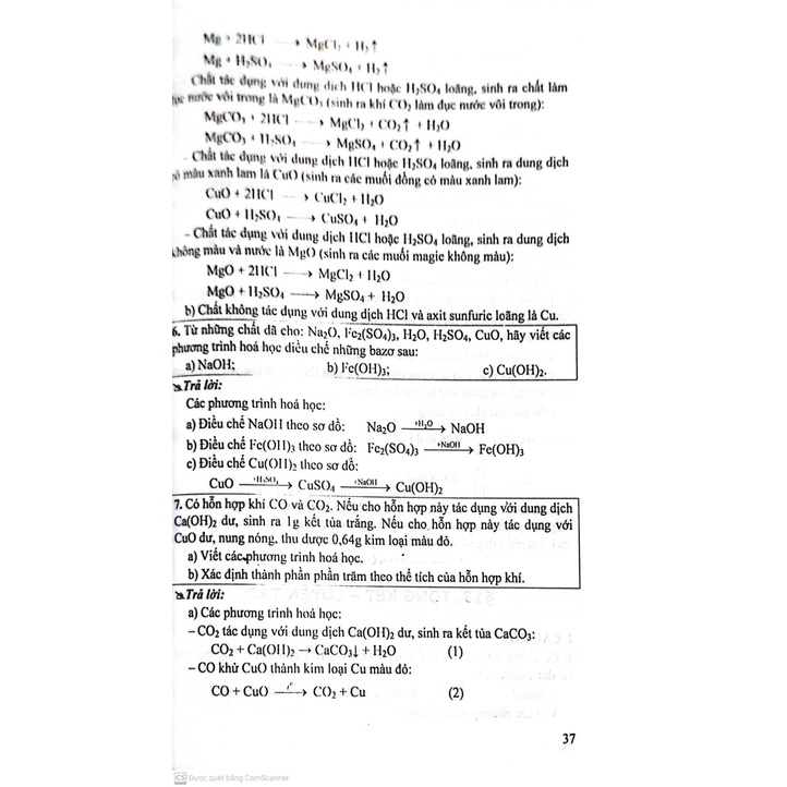 Sách - Giải sách bài tập Hóa Học lớp 9