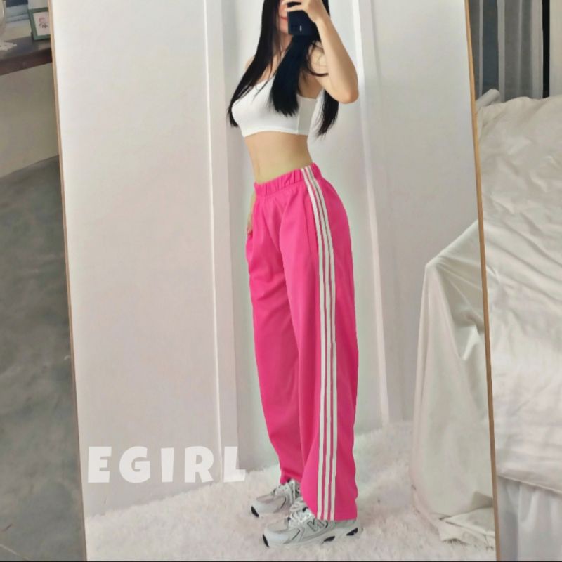 Quần thể thao nữ 3 sọc full 8 màu mặc hè - thu | BigBuy360 - bigbuy360.vn