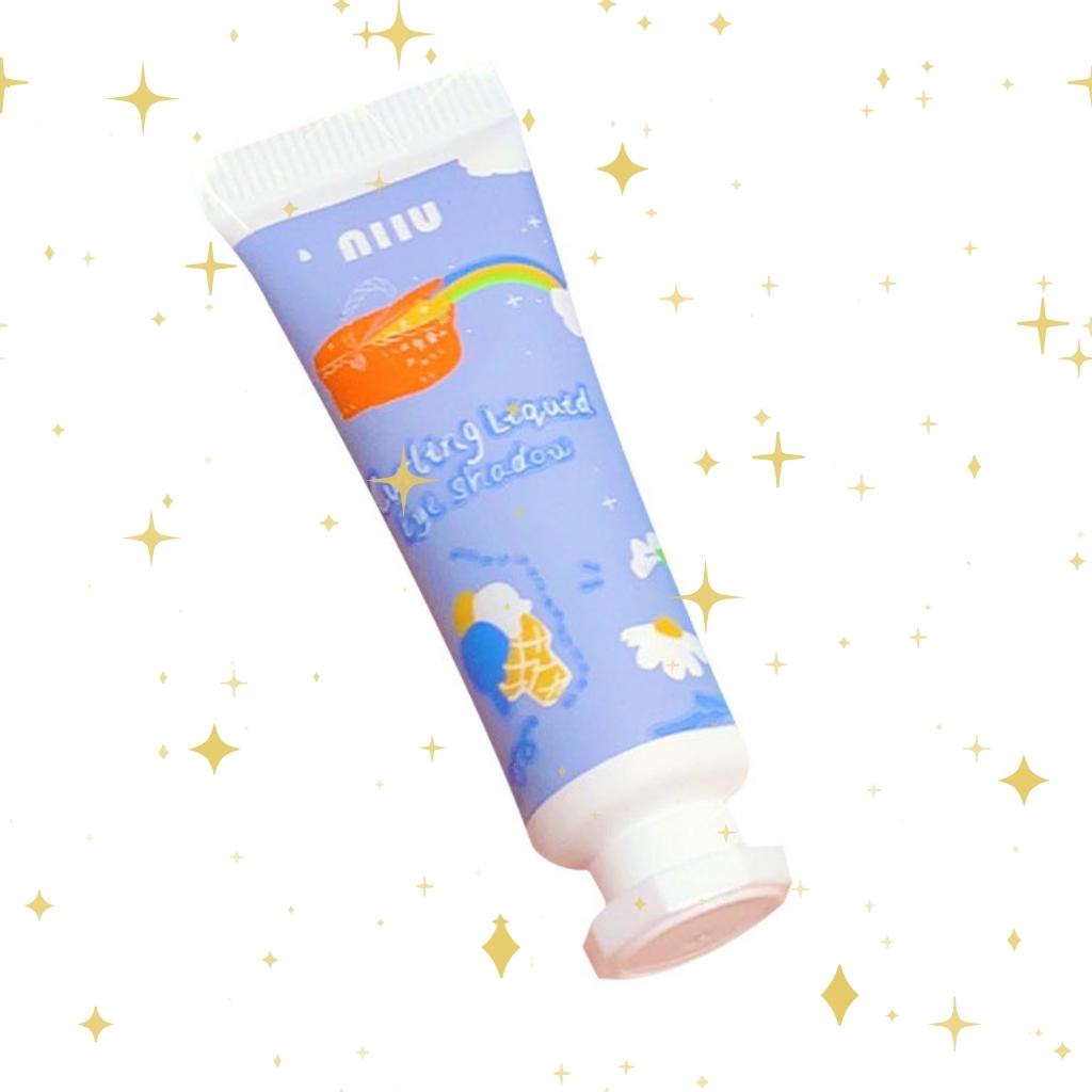 Nhũ mắt NIIU trang điểm bắt sáng hạt mịn lấp lánh dạng tuýp 39g - nhũ trang điểm nội địa trung jint