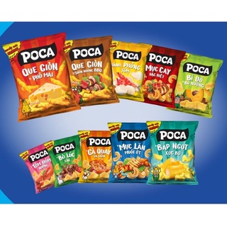 Combo 10 gói snack Poca đủ vị gói 35g