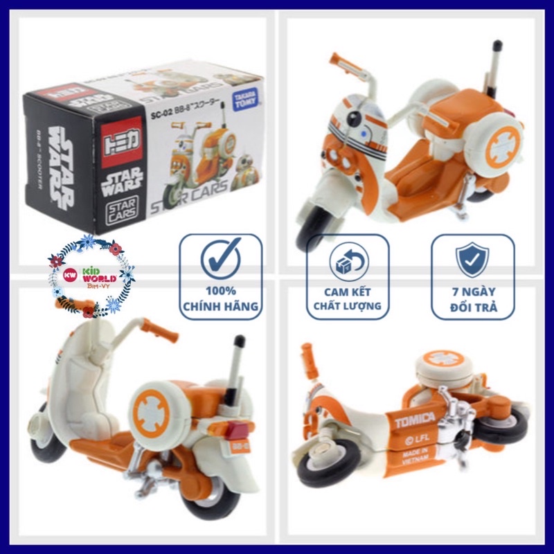 Xe mô hình Moto Tomica Box Star Wars SC-02 BB-8. MS: 719.