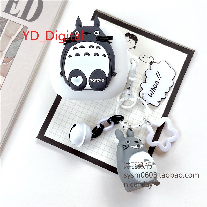 Vỏ Bảo Vệ Hộp Sạc Tai Nghe Không Dây Bằng Silicon Mềm Chống Ồn Họa Tiết Hoạt Hình Cho Beats Fit Pro/Beats